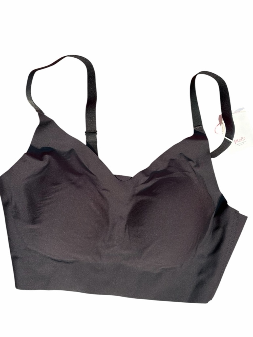 Moco Boutique Black Seamless Lounge Bralette Wireless Bra